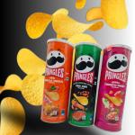 PRINGLES 3 in 1 Packet(Peri Peri,Red Hot Chilli & Tangy Tomato Twist)